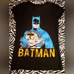 Batman fitted graphic tee shirt size L